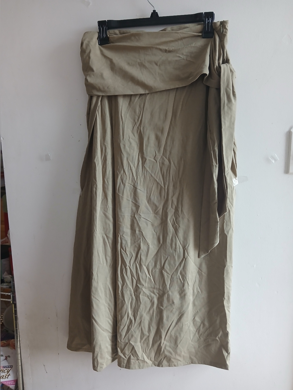 Modern Citizen Olive Green Wrap Maxi Skirt